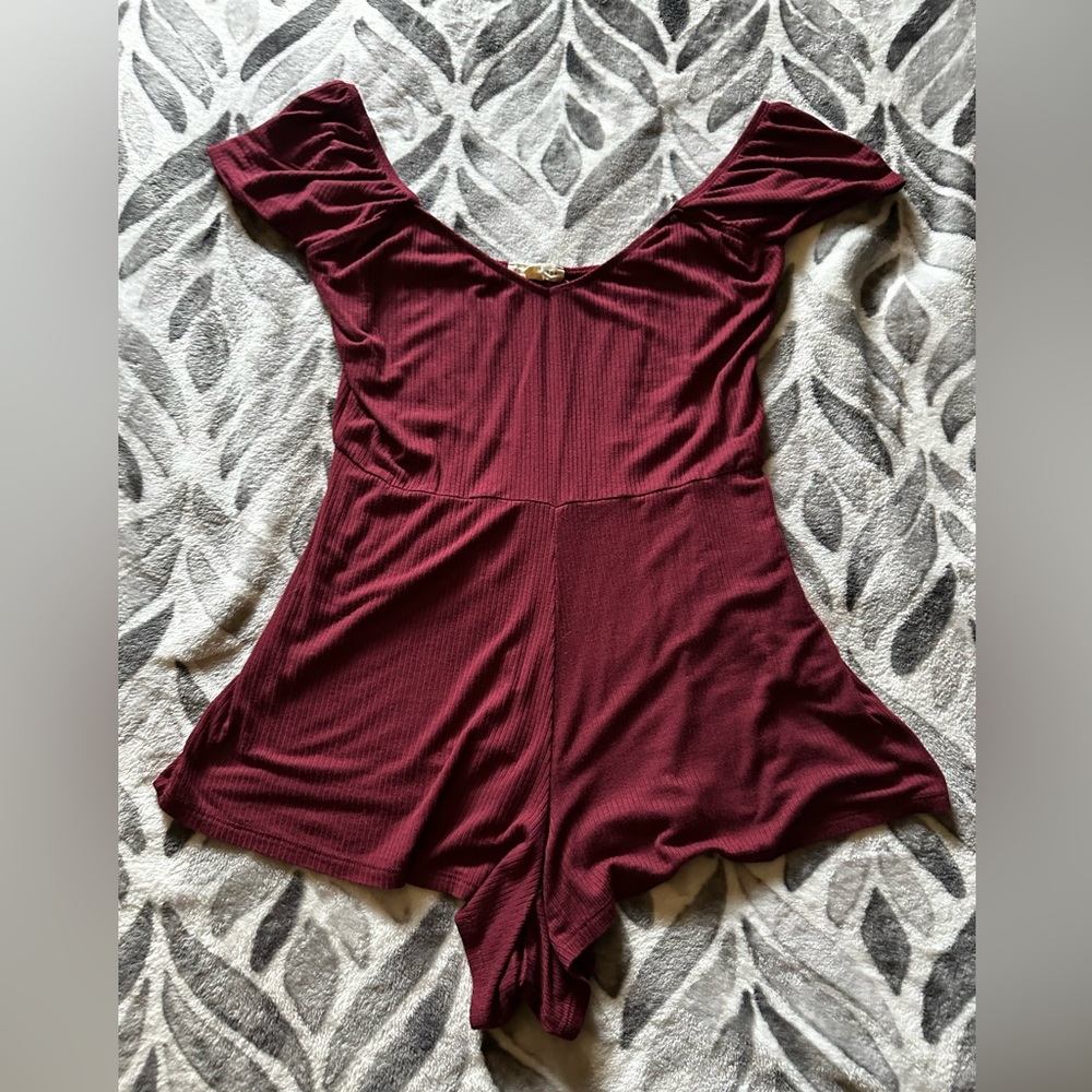 Maroon/Red romper!